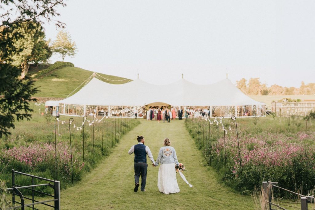 wildflower meadow marquee