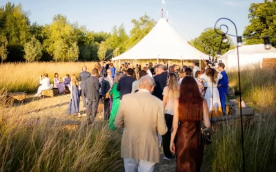 Quintessentially British marquee in Vogue